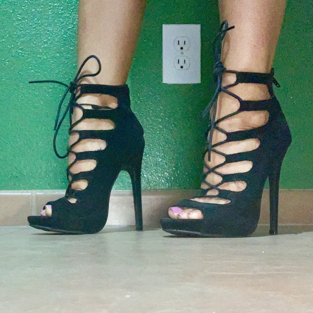 Black heels